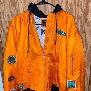 AIRWALK BOMBER JACKET ORANGE XL